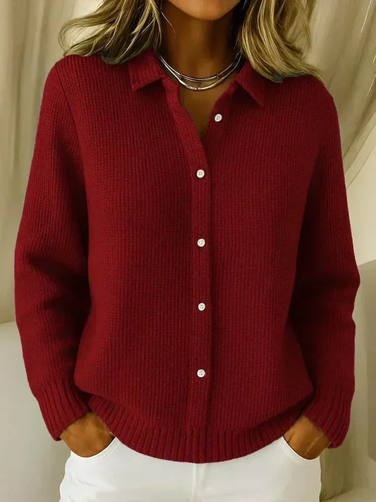 Romana | Cardigan en Maille Texturée à Boutons