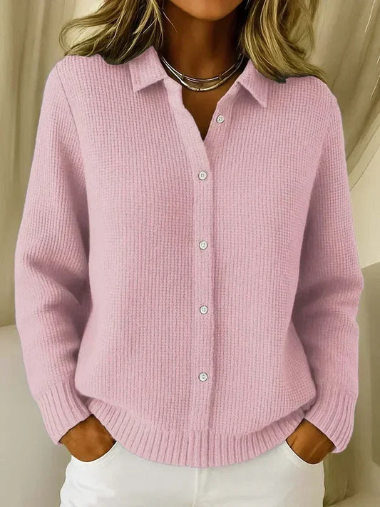 Romana | Cardigan en Maille Texturée à Boutons