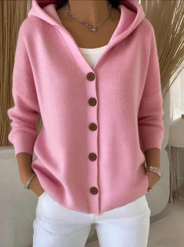 Concettina | Cardigan en Maille à Capuche