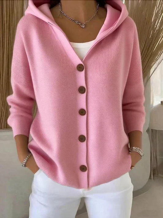 Concettina | Cardigan en Maille à Capuche