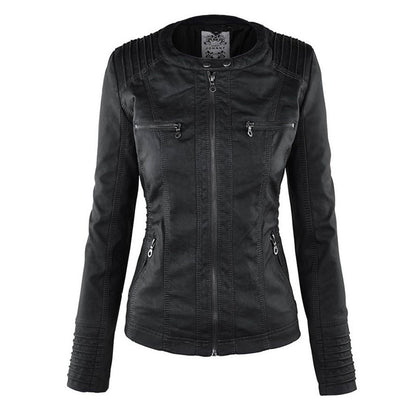 Flavie | Veste en Cuir Robuste et Élégante