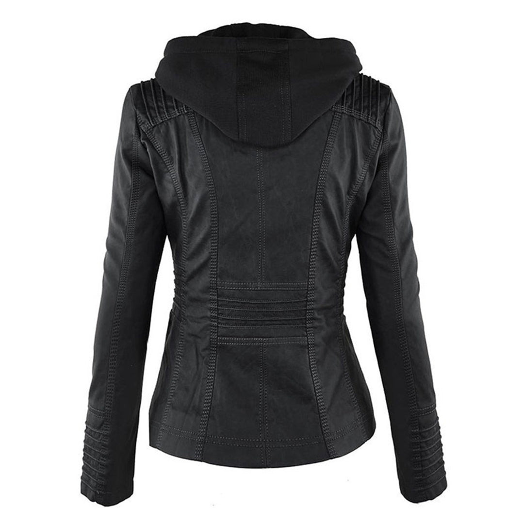 Flavie | Veste en Cuir Robuste et Élégante
