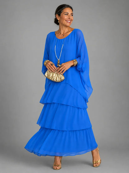 Ornella | Ensemble Blouse et Jupe à Volants