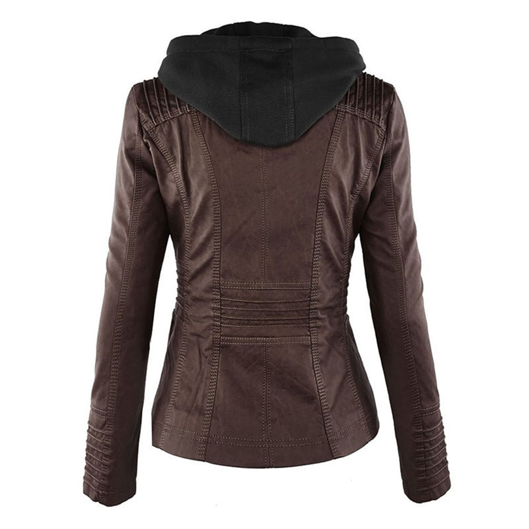 Flavie | Veste en Cuir Robuste et Élégante