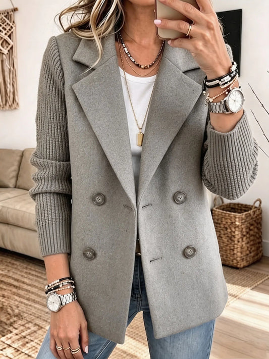 Carla | Blazer Élégant à Manches en Maille