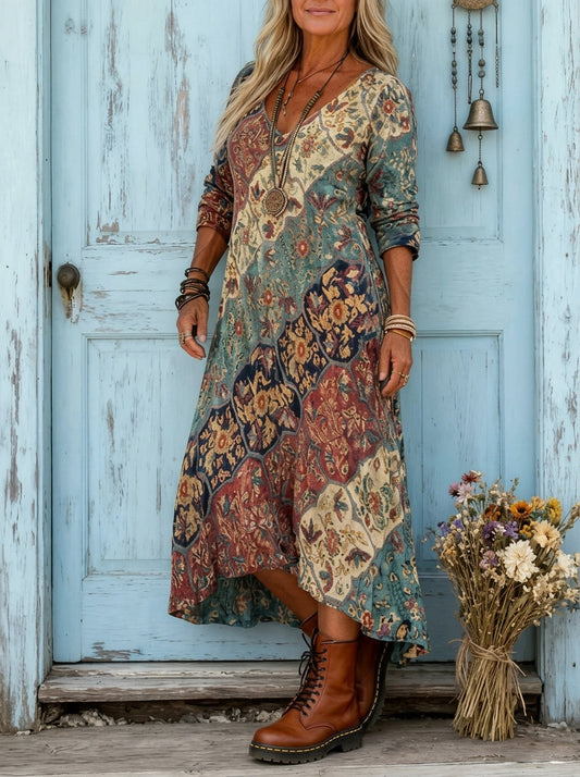 Lydia | Robe Féminine Fluide à Coupe Souple