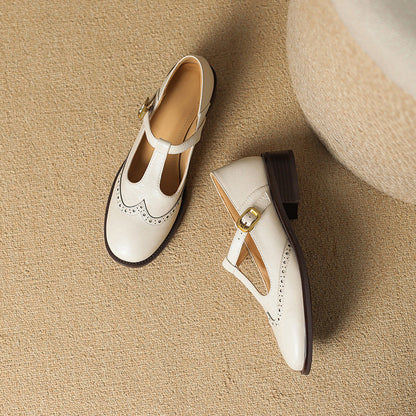 Maddalena, Mary Jane beige, détail de la boucle