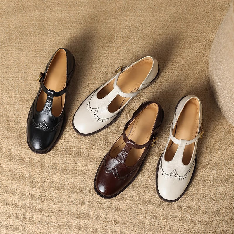 Maddalena, les trois coloris : noir, beige et marron