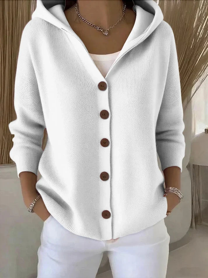 Concettina | Cardigan en Maille à Capuche