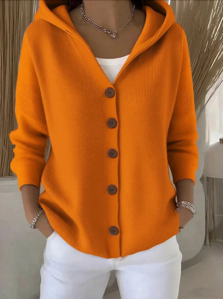 Concettina | Cardigan en Maille à Capuche