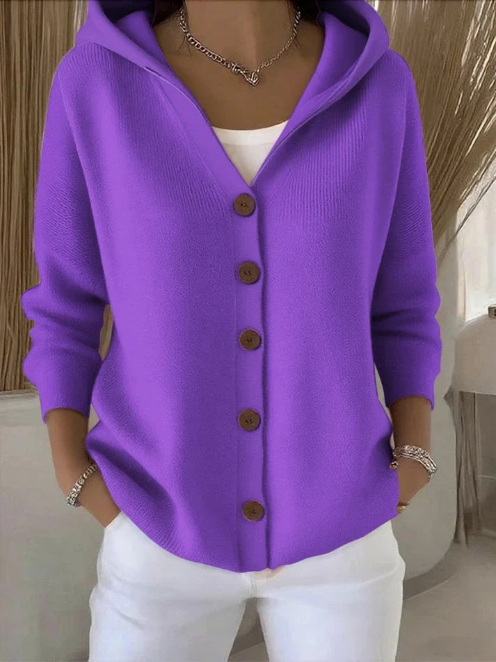 Concettina | Cardigan en Maille à Capuche
