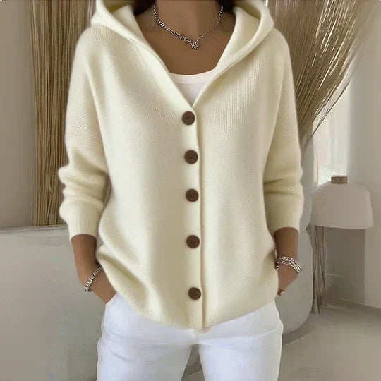Concettina | Cardigan en Maille à Capuche
