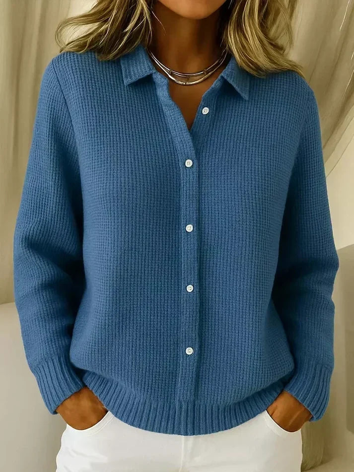 Romana | Cardigan en Maille Texturée à Boutons