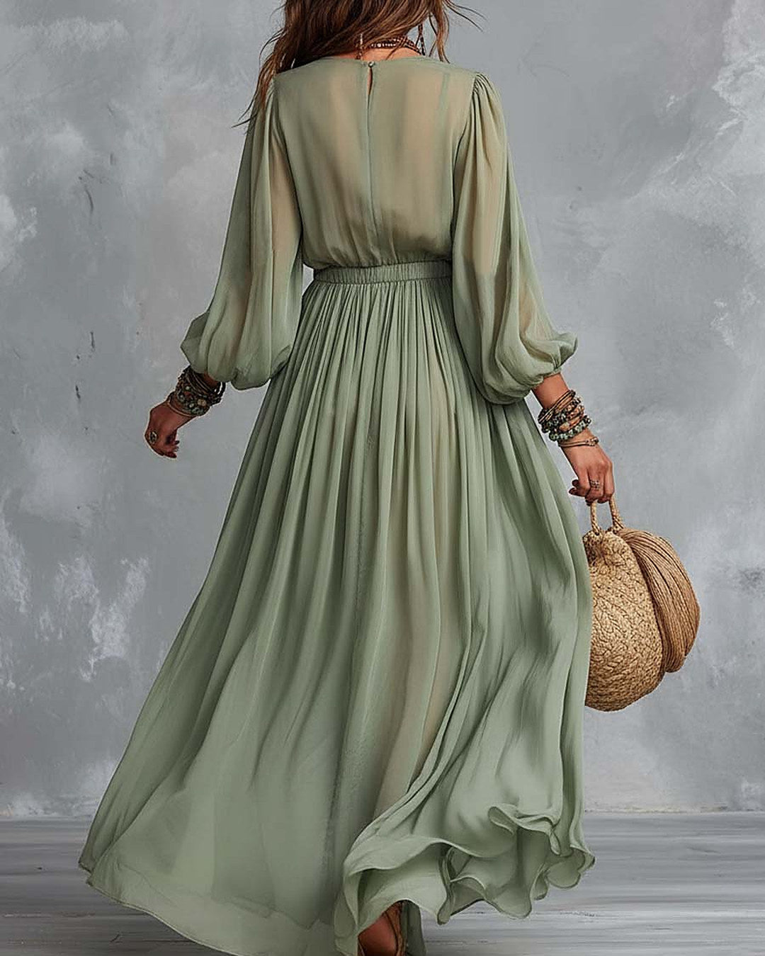 Élodine | Robe Longue Bohème à Fleurs