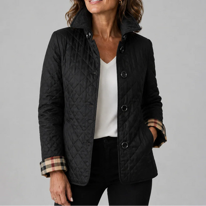 Luana | Veste Matelassée Légère à Boutons