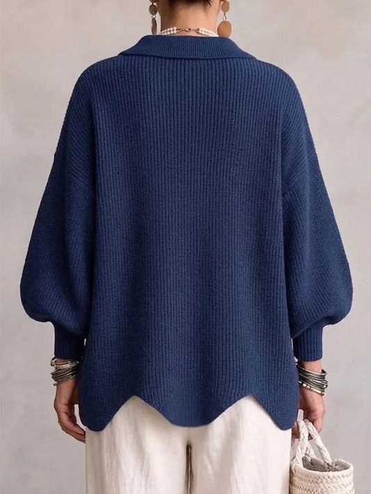 Victoire | Cardigan Oversize à Gros Boutons Dorés