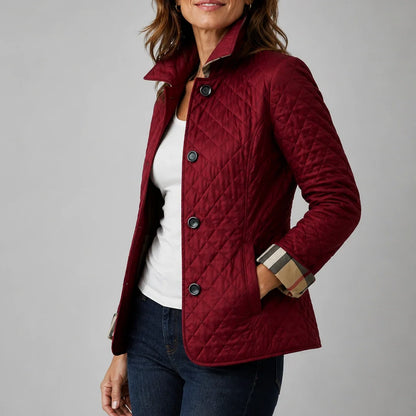 Luana | Veste Matelassée Légère à Boutons